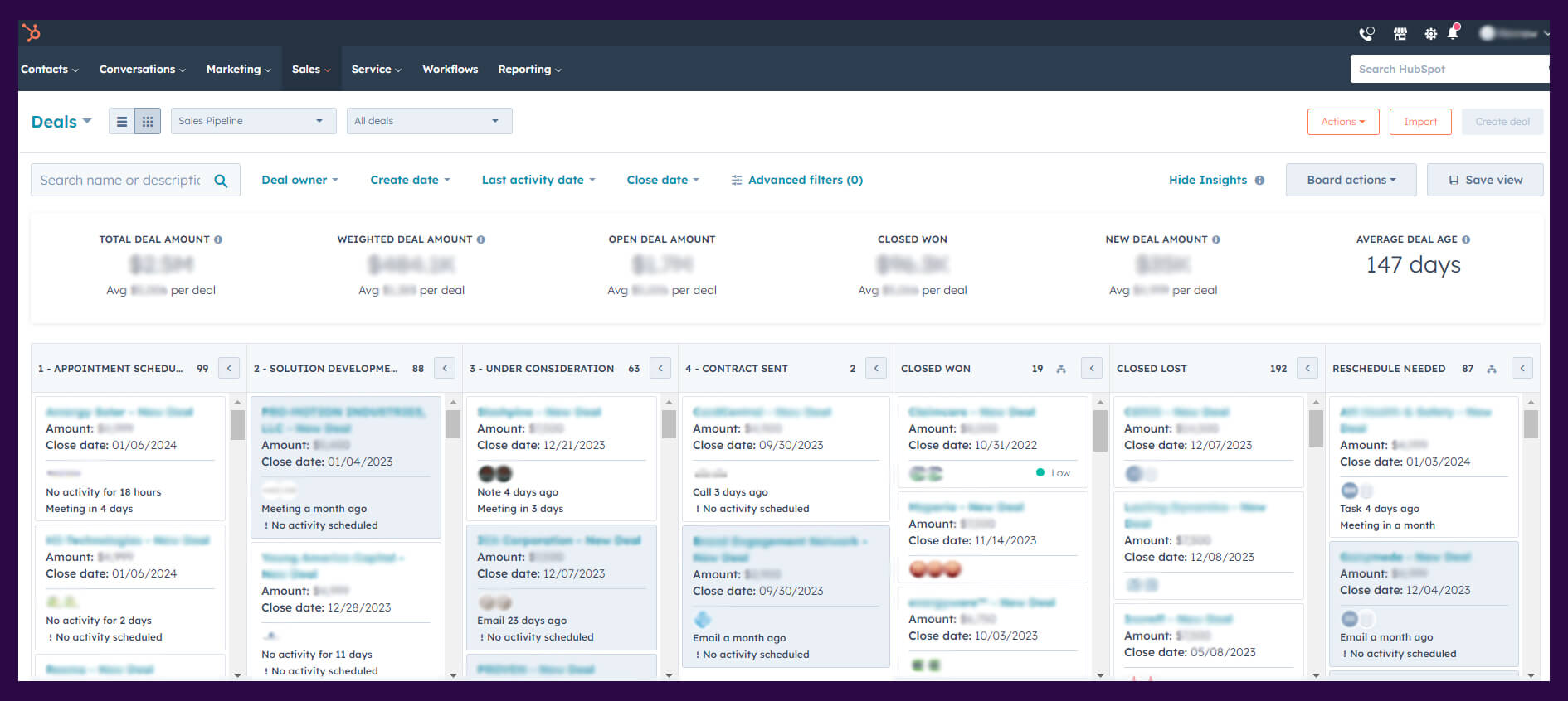 crm for lead organization