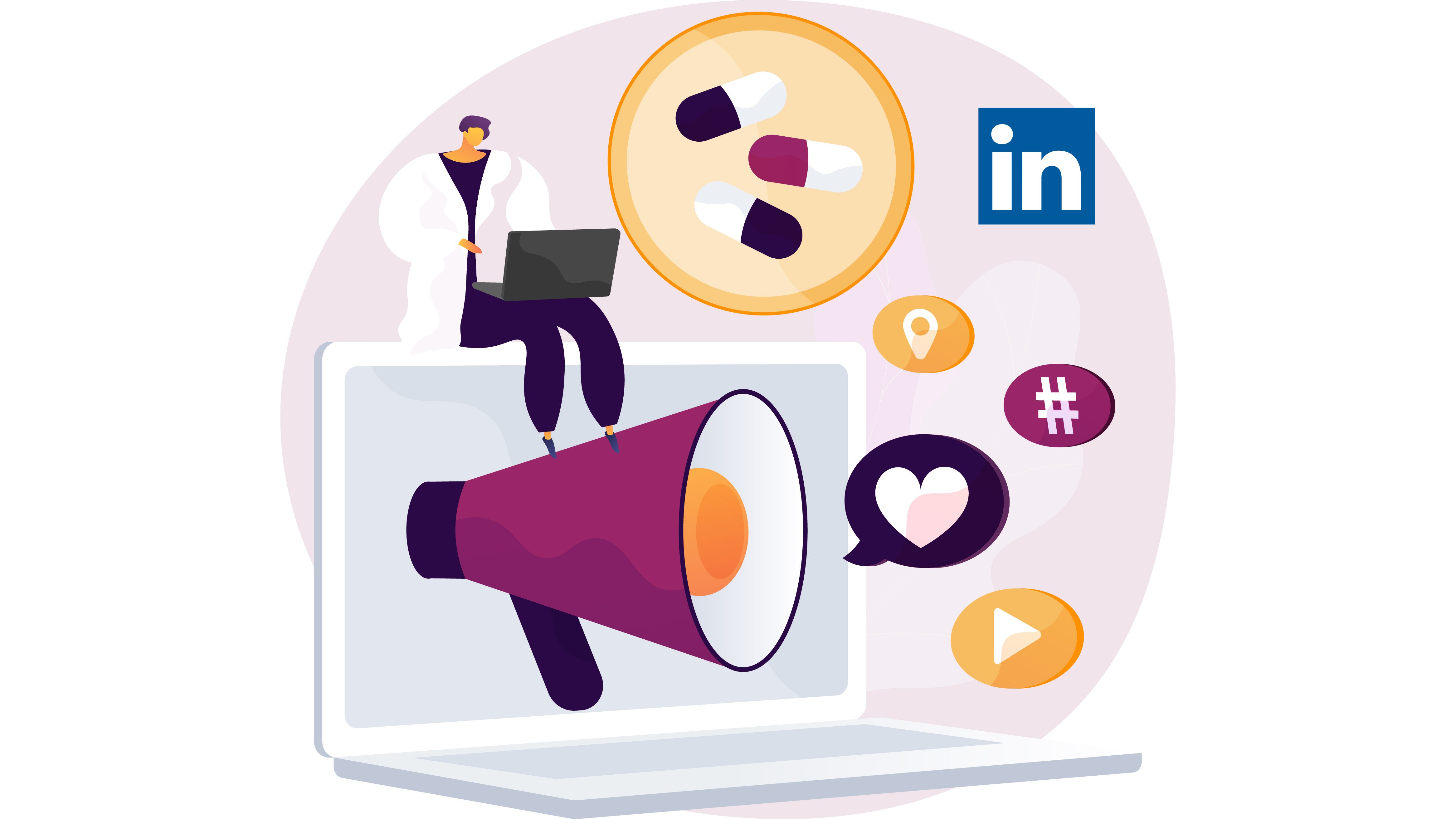 how to optimize social media to get medical sales leads