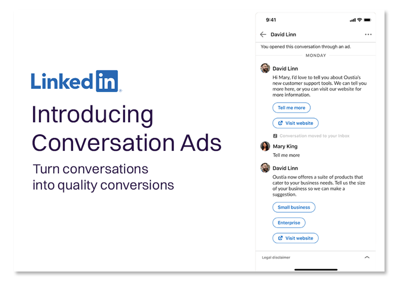 linkedin conversation ads