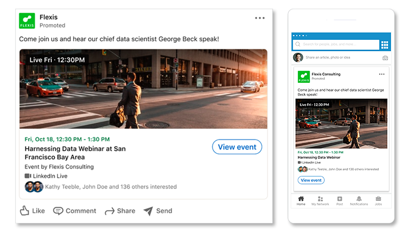 linkedin event ads