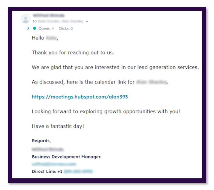 respond promptly to sales leads