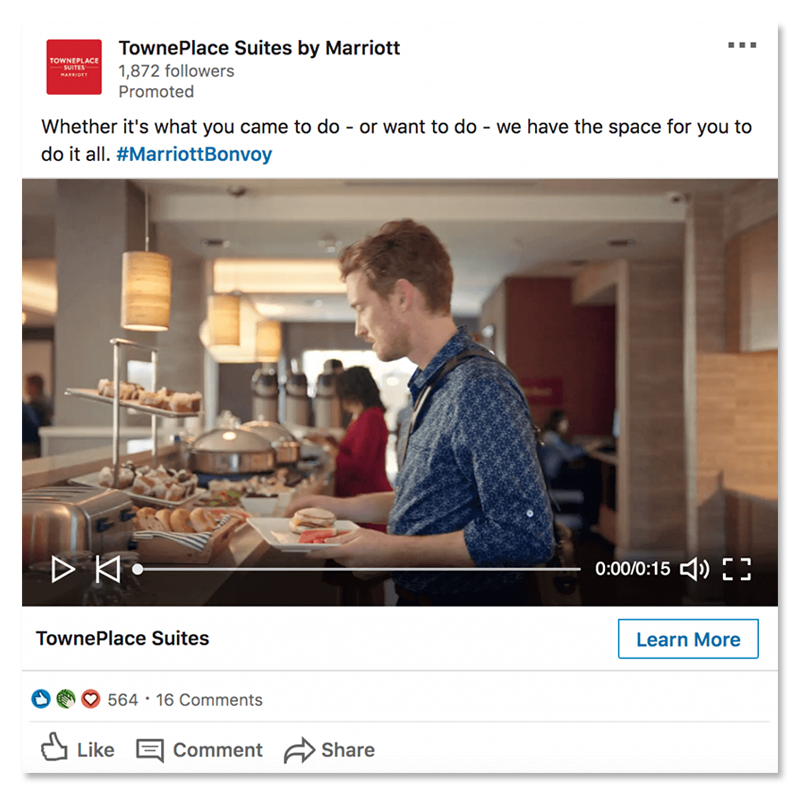 linkedin video ads